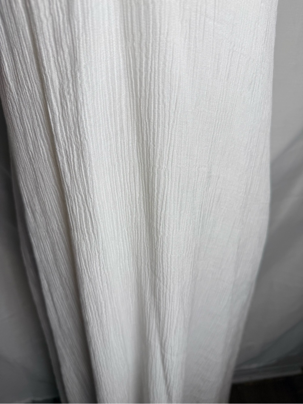 Zara White Textured Maxi Dress - Picture 3 of 11